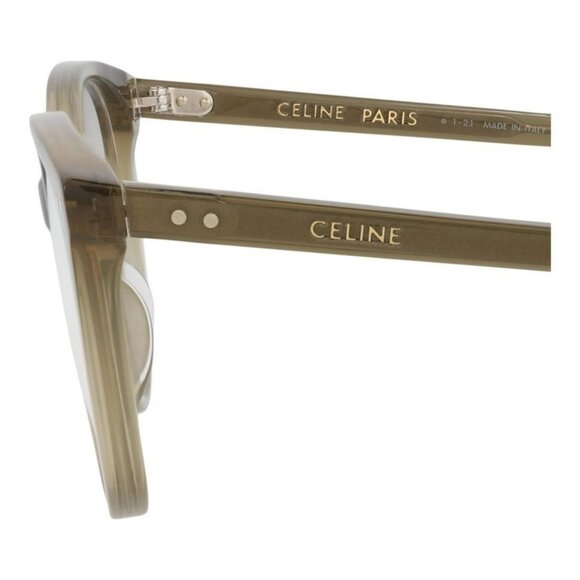 Celine Womens Cat Eye Green Green Transparent Fashion Designer Eyewear - Picture 4 of 4